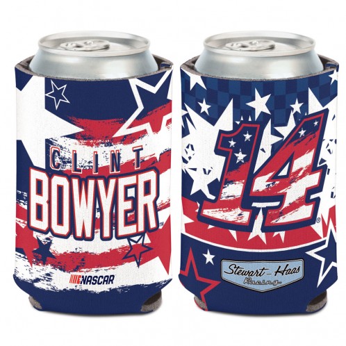 Clint Bowyer 2020 Patriotic Stewart-Haas Racing Can Cooler