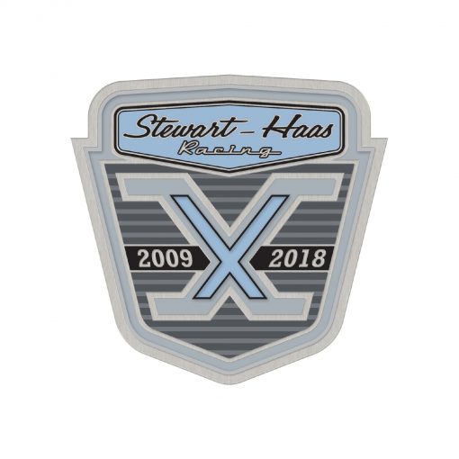 Exclusive Stewart-Haas Racing 10 Year Anniversary Lapel Pin
