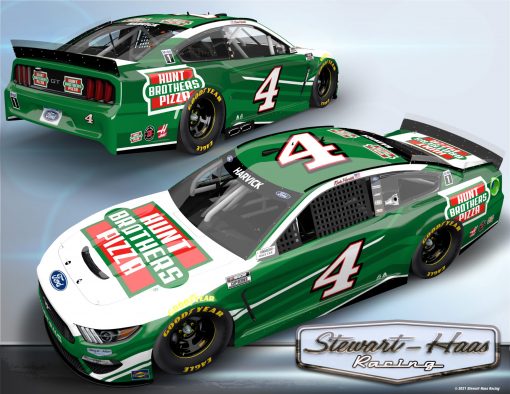Kevin Harvick 2021 Hunt Brothers Pizza Stewart-Haas Racing 1/64 Scale Diecast