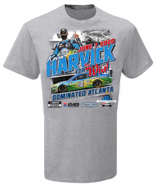 Kevin Harvick 2020 Busch Light Stewart-Haas Racing #ForTheFarmers Atlanta Win Tee