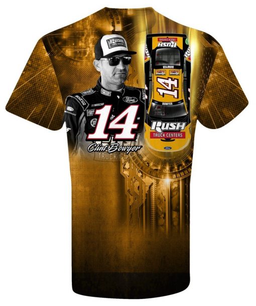 Clint Bowyer 2019 Rush Truck Centers Stewart-Haas Racing Youth Sublimated Tee