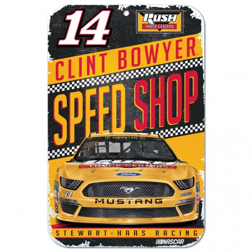 Clint Bowyer 2019 Rush Truck Centers Stewart-Haas Racing 11X17 Sign