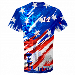 Clint Bowyer 2019 Stewart-Haas Racing American Sublimated Tee