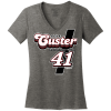Cole Custer 2021 #41 Stewart-Haas Racing Ladies Disco V-neck Tee