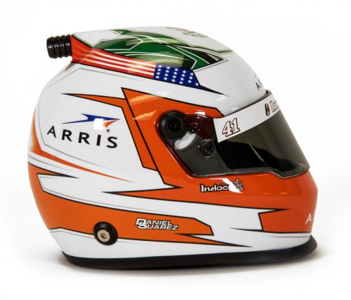 Daniel Suarez 2019 Arris Steawrt-Haas Racing Mini Replica Helmet