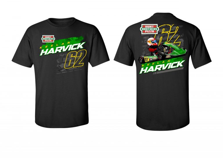 Keelan Harvick 2021 #62 Kart Youth Tee - Stewart-Haas Racing