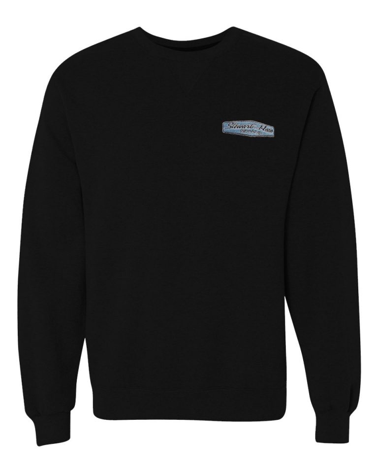 Exclusive Stewart-Haas Racing Logo Black Crew Neck Sweatshirt - Stewart ...