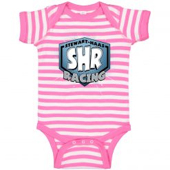 Exclusive Stewart-Haas Racing Pink Stripe Onesie