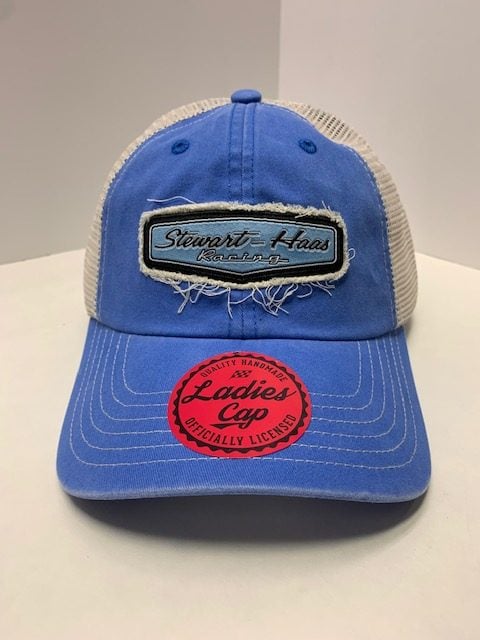 Exclusive Stewart-Haas Racing Ladies Blue Vintage Hat
