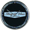 Exclusive Stewart-Haas Racing Chrome Wall Clock