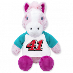 #41 EXCLUSIVE Stewart-Haas Racing Pink Horse Plush Animal