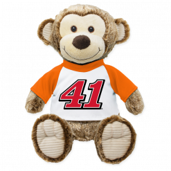 Cole Custer #41 EXCLUSIVE Stewart-Haas Racing Monkey Plush Animal