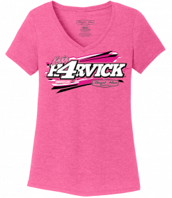 Kevin Harvick 2022 Stewart-Haas Racing Ladies Pink T-Shirt
