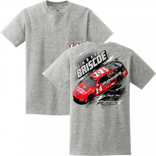 Chase Briscoe 2022 Mahindra Tractors Stewart-Haas Racing Pocket T-Shirt