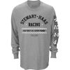 EXCLUSIVE Stewart-Haas Racing Grey Long Sleeve T-Shirt