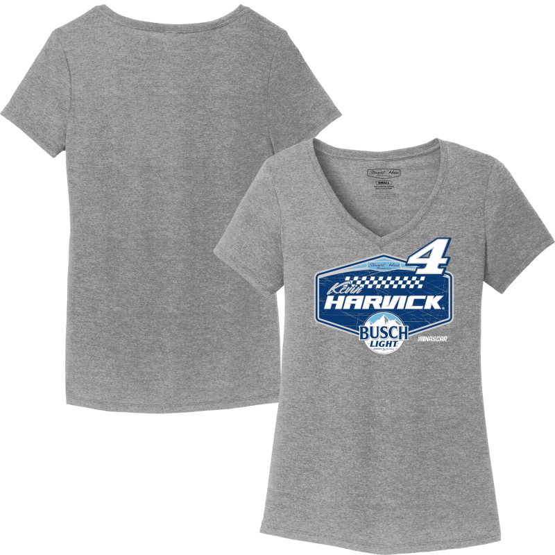 Women's Touch Light Blue Kevin Harvick Pre-Game V-Neck T-Shirt - Yahoo  Shopping