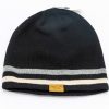EXCLUSIVE Stewart-Haas Racing Dome Cover Striped Knit Beanie Navy