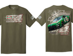 Kevin Harvick 2022 Hunt Brothers Pizza Stewart-Haas Racing Military Salute T-Shirt