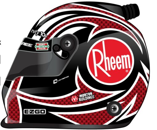 Kevin Harvick 2023 Rheem Stewart-Haas Racing Mini Replica Helmet *PRE-ORDER*