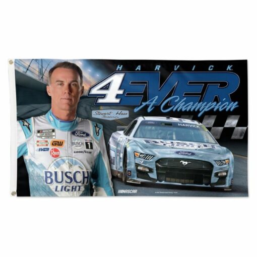 Kevin Harvick 2023 Busch Light Stewart-Haas Racing 4EVER 3x5 1-Sided Flag