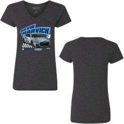 Kevin Harvick 2023 Busch Light Stewart-Haas Racing Ladies V-neck T-Shirt