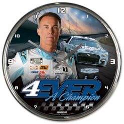 Kevin Harvick 2023 Busch Light Stewart-Haas Racing 4EVER Chrome Clock