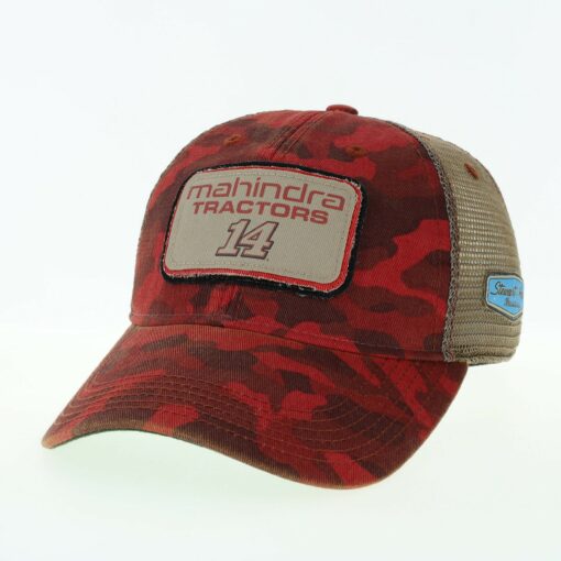 Chase Briscoe EXCLUSIVE 2023 Mahindra Tractors Stewart-Haas Racing Legacy Red Camo Hat