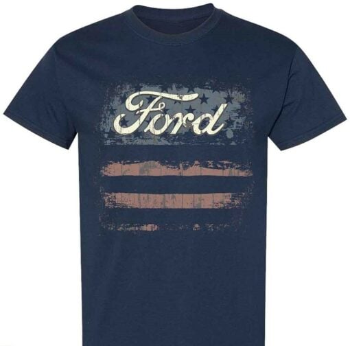 Ford Stewart-Haas Racing American Flag T-Shirt