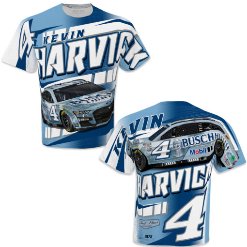Kevin Harvick 2023 Busch Light Stewart-Haas Racing Total Print T-Shirt