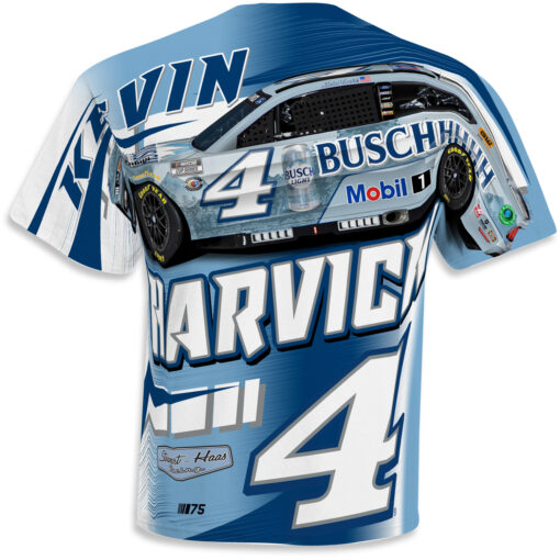 Kevin Harvick 2023 Busch Light Stewart-Haas Racing Total Print T-Shirt