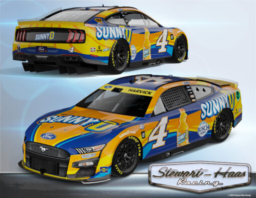 Kevin Harvick 2023 SunnyD Stewart-Haas Racing Kansas Scheme 1/64 Diecast *PRE-ORDER*