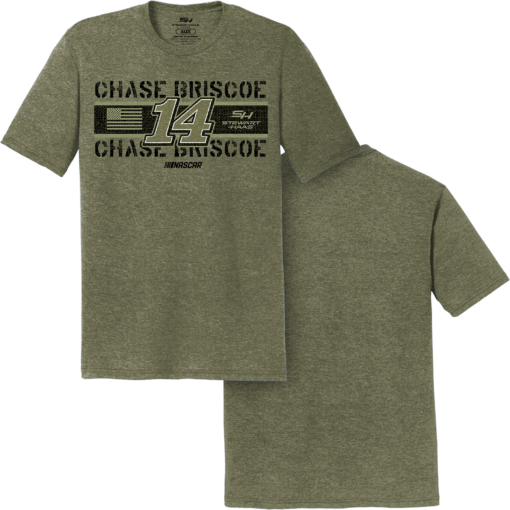 Chase Briscoe 2024 Stewart-Haas Racing Military T-Shirt
