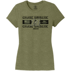 Chase Briscoe 2024 Stewart-Haas Racing Ladies Military T-Shirt