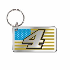 #4 Stewart-Haas Racing Flag Keychain