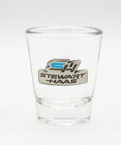 Stewart-Haas Racing EXCLUSIVE Round Shot Glass with Pewter