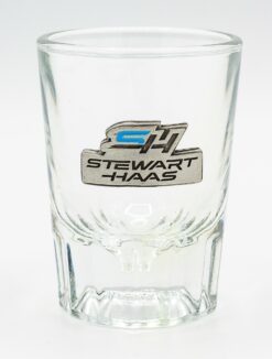 Stewart-Haas Racing EXCLUSIVE Saloon Shot Glass with Pewter