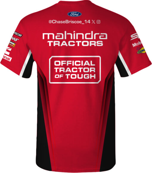Chase Briscoe 2024 Mahindra Tractors Stewart-Haas Racing Sublimated Uniform T-Shirt