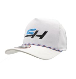 Stewart-Haas Racing EXCLUSIVE Imperial White Hat with Red/White/Blue Rope